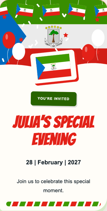 Equatorial Guinea Invitation