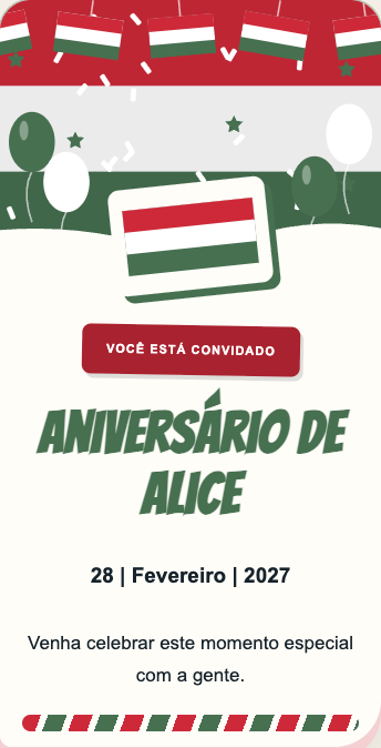 Convite Hungria