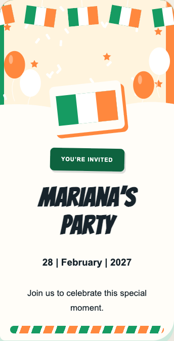 Ireland Invitation