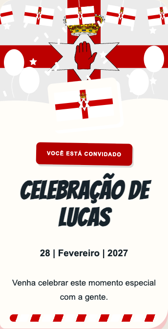 Convite Irlanda do Norte