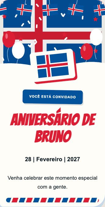 Convite Islândia