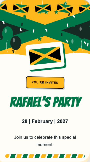 Jamaica Invitation