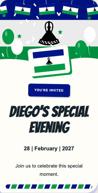 Lesotho Invitation