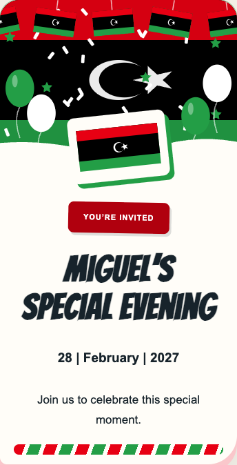 Libya Invitation