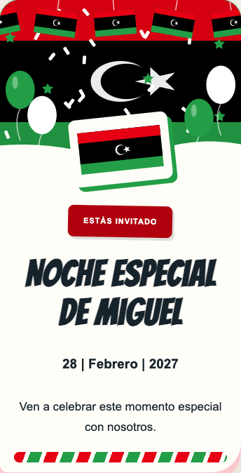 Invitación Libia