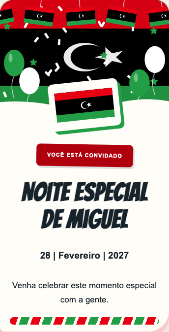 Convite Líbia