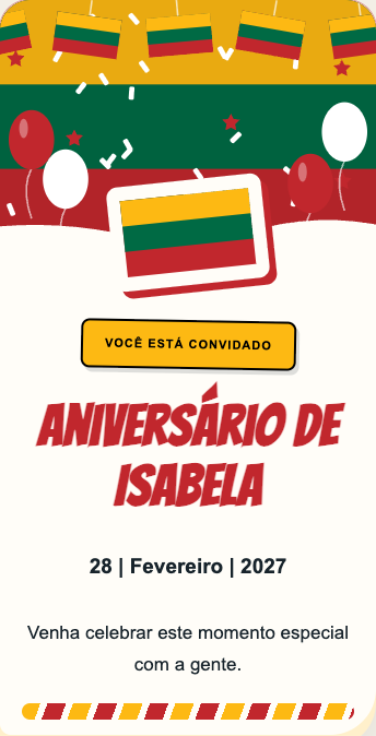 Convite Lituânia