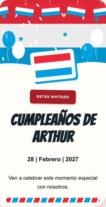 Invitación Luxemburgo
