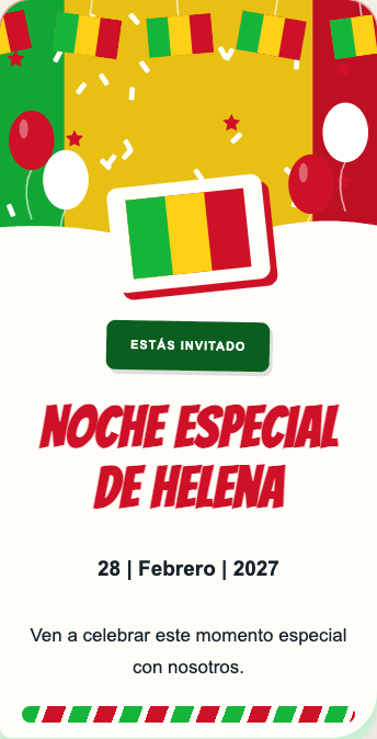 Invitación Mali