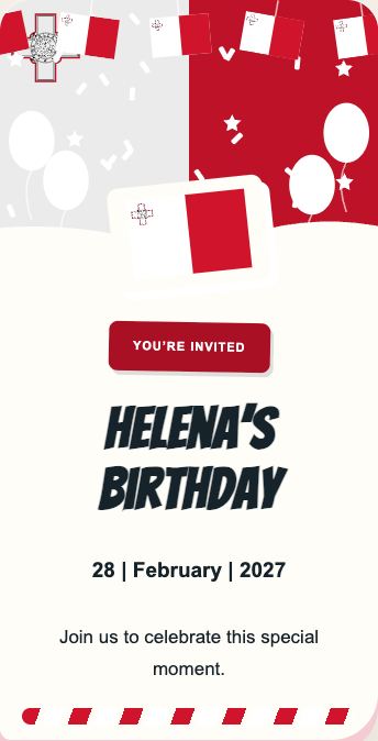 Malta Invitation
