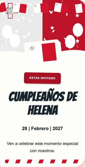 Invitación Malta