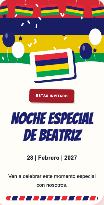 Invitación Mauricio