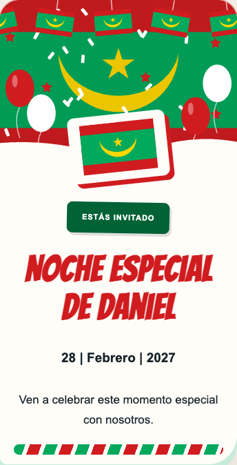 Invitación Mauritania