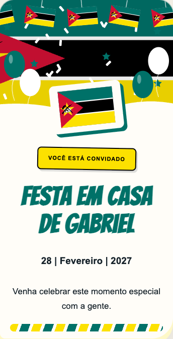 Convite Moçambique