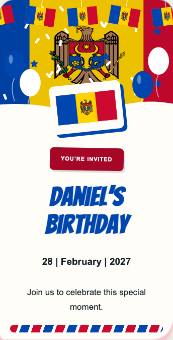 Moldova Invitation