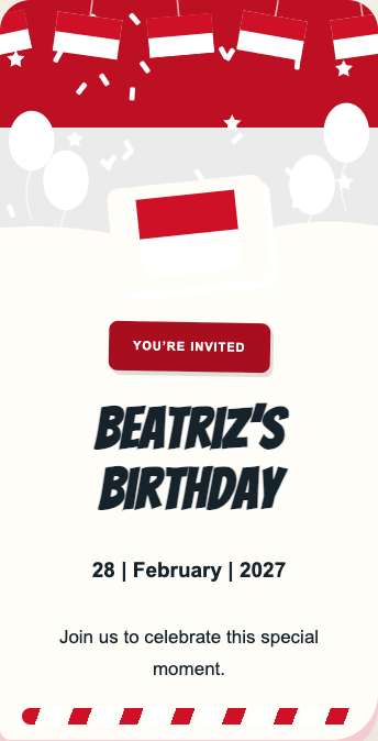 Monaco Invitation