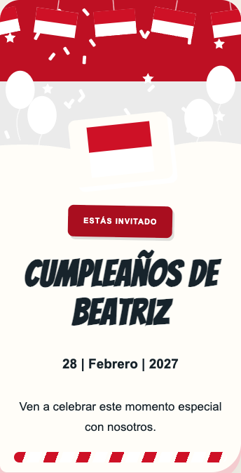 Invitación Mónaco