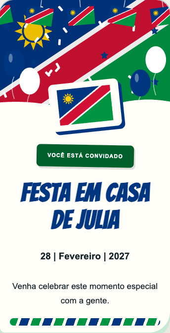 Convite Namíbia