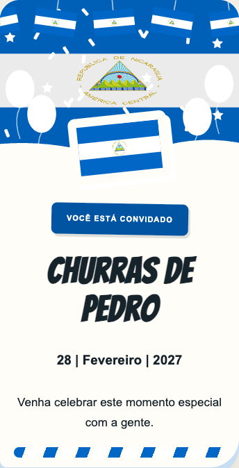 Convite Nicarágua