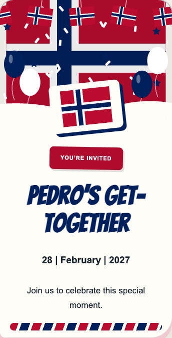 Norway Invitation