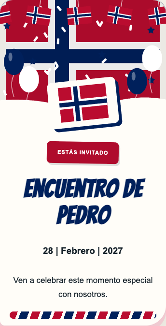 Invitación Noruega