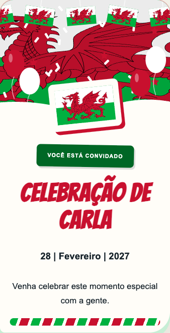 Convite País de Gales