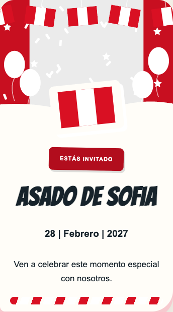 Invitación Perú