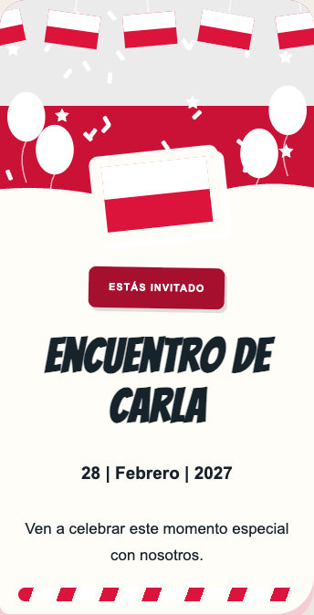 Invitación Polonia