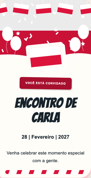 Convite Polônia