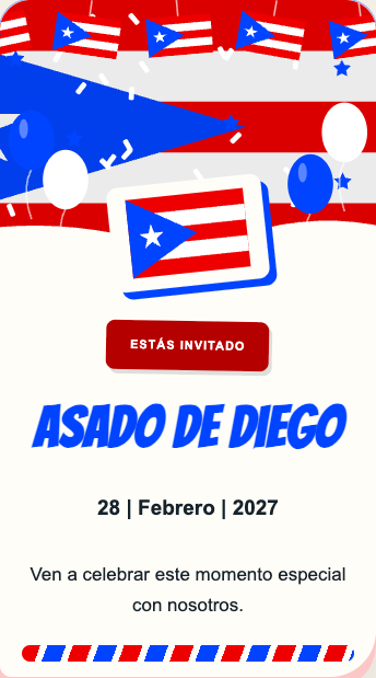 Invitación Puerto Rico