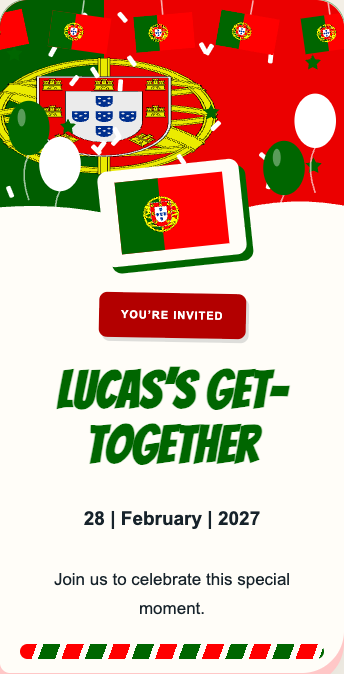 Portugal Invitation