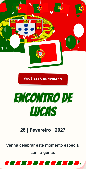 Convite Portugal