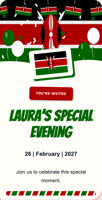 Kenya Invitation