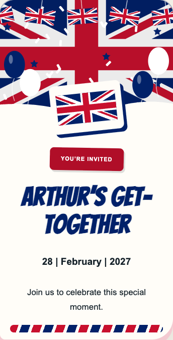 United Kingdom Invitation