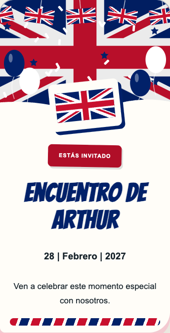 Invitación Reino Unido