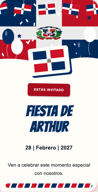 Invitación República Dominicana