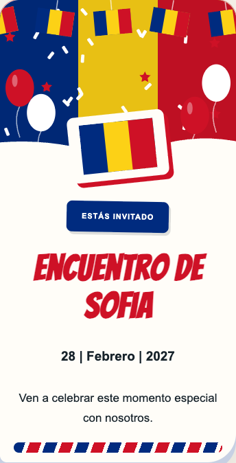 Invitación Rumanía