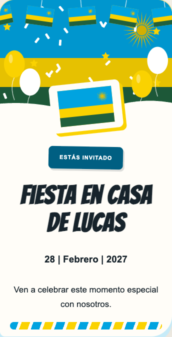 Invitación Ruanda