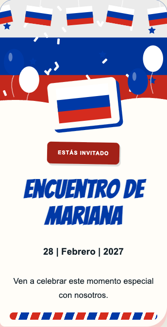 Invitación Rusia