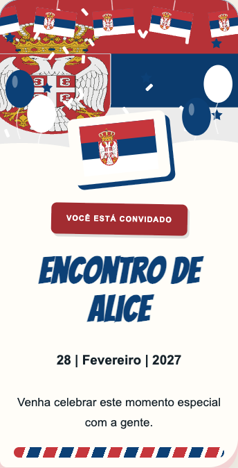 Convite Sérvia