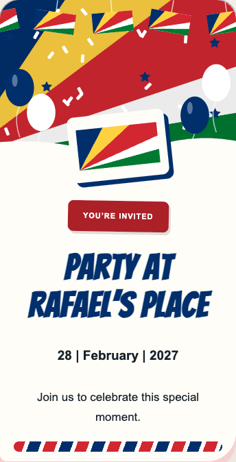 Seychelles Invitation