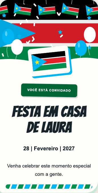 Convite Sudão do Sul
