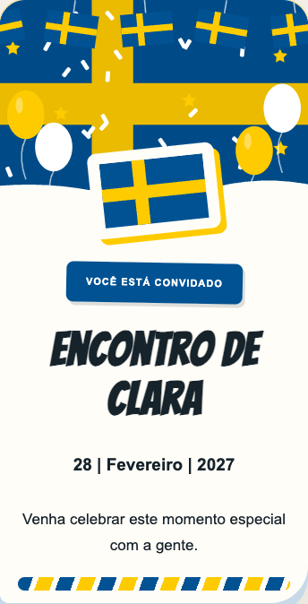 Convite Suécia