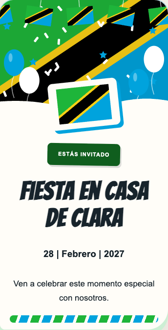 Invitación Tanzania