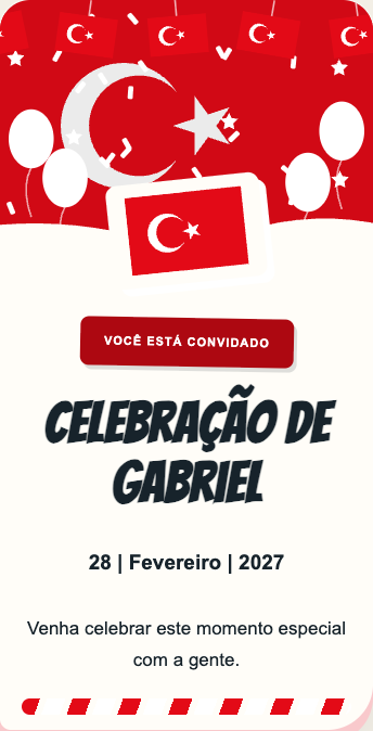 Convite Turquia