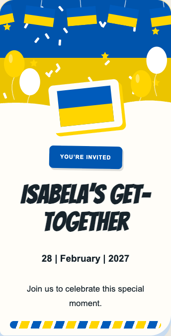 Ukraine Invitation