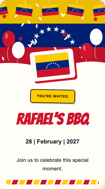Venezuela Invitation