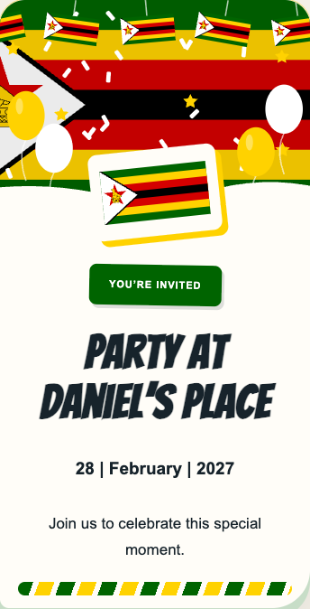 Zimbabwe Invitation