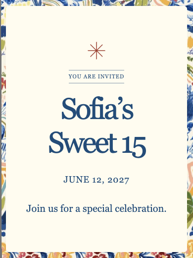 Online invitation: Brazil in Watercolor