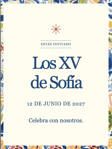 Invitación online Invitación: Brasil en Acuarela